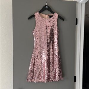 Xtraordinary Pink Sequin Mini Dress
